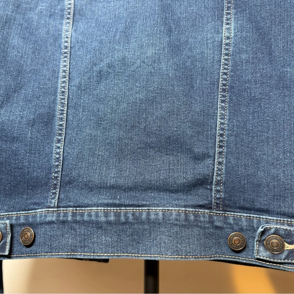 Calvin Klein Tucker Denim Blue Women's Jacket. Size S - Picture 7 of 9